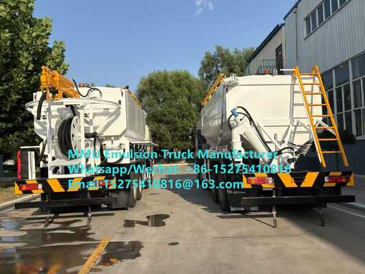 Mesin pencampur dan pengisian multifungsi HOWO 20Ton BCRH-20 truk curah bahan peledak emulsi Tambang Mongolia Unit Manufaktur Bahan Peledak Bergerak (MEMU) MMU Kazakhstan Uzbekistan Indonesia Kongo DRC
