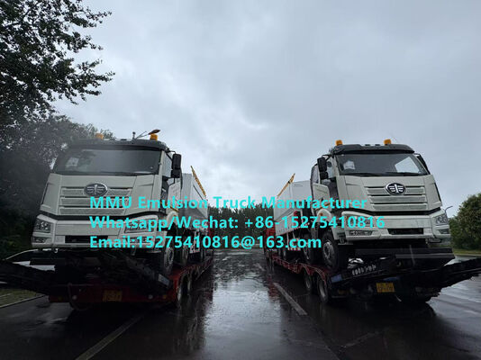 Truzoviik Orica dengan kapasitas 20 ton, peralatan untuk mencampur dan mengisi emulsi di tempat, pemuatan bahan peledak, layanan pekerjaan peledak dan pengeboran di industri pertambangan