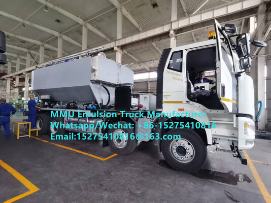Mesin pencampur dan pengisian multifungsi HOWO 20Ton BCRH-20 truk curah bahan peledak emulsi Tambang Mongolia Unit Manufaktur Bahan Peledak Bergerak (MEMU) MMU Kazakhstan Uzbekistan Indonesia Kongo DRC