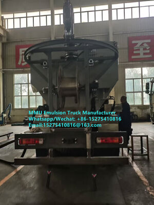 Mesin pencampur dan pengisian multifungsi HOWO 20Ton BCRH-20 truk curah bahan peledak emulsi Tambang Mongolia Unit Manufaktur Bahan Peledak Bergerak (MEMU) MMU Kazakhstan Uzbekistan Indonesia Kongo DRC