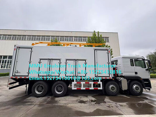 CUSTOMIZED CHINA MADE ORICA TREAD 15TON LOAD CAPACITY MIXING AND CHARGING EMULSION BULK EXPLOSIVE TRUCK MONGOLIA MINES BLAST KAZAKHSTAN UZBEKISTAN INDONESIA CONGO DRCMMU FOR SIMANDOU IRON ORE