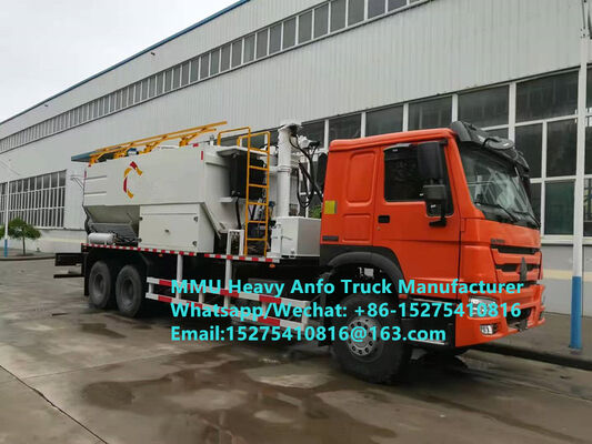On-site mixing and charging multi-functional heavy ammonium oil explosives Truck 15/20/25Ton Heavy Emulsion ANFO Truck MMU MEMU For Mongolia DRC CONGO PERU Ghana Mining Blasting Service