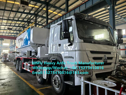 Pengadukan dan pengisian bahan peledak minyak amonium berat multifungsi Truck 15/20/25Ton Heavy Emulsion ANFO Truck MMU MEMU Rusia/Kazakhstan/Uzbekistan/Indonesia/Guinea Mining Blasting Service