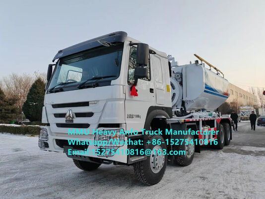 Pengadukan dan pengisian bahan peledak minyak amonium berat multifungsi Truck 15/20/25Ton Heavy Emulsion ANFO Truck MMU MEMU Rusia/Kazakhstan/Uzbekistan/Indonesia/Guinea Mining Blasting Service
