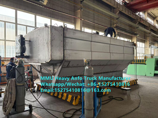 Tread Bulk Truk pencampuran dan pengisian bahan peledak minyak amonium berat multifungsi Truk 15/20/25Ton Emulsi Berat TRUK ANFO Rusia/Kazakhstan/Uzbekistan/Indonesia/Guinea Mining Blasting Service