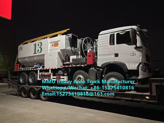 Tread Bulk Truk pencampuran dan pengisian bahan peledak minyak amonium berat multifungsi Truk 15/20/25Ton Emulsi Berat TRUK ANFO Rusia/Kazakhstan/Uzbekistan/Indonesia/Guinea Mining Blasting Service