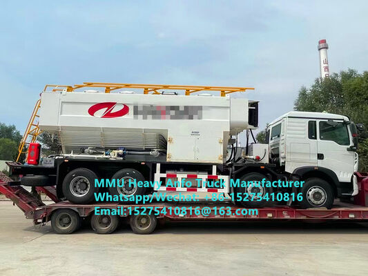 Super kinerja HOWO pencampuran dan pengisian bahan peledak minyak amonium berat multi-fungsi Truk 15/20/25Ton Emulsi Berat TRUK ANFO Zambia/Zimbabwe/Tanzania/Ghana/Guinea/Peru Layanan Pemberontakan Pertambangan