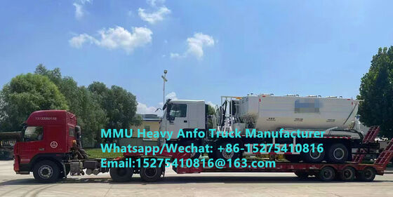 Harga Murah Menggabungkan dan mengisi bahan peledak minyak amonium berat multifungsi Truk 15/20/25Ton Emulsi Berat Truk ANFO Zambia/Zimbabwe/Tanzania/Ghana/Guinea/Peru Layanan Ledakan Pertambangan