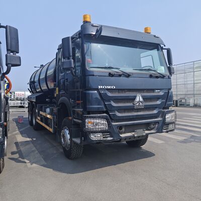 HOWO 15CBM Truk Penyedot Limbah Vakum dengan tipe 6×4 drive dan kekuatan mesin 266HP untuk pembersihan limbah kota dan industri