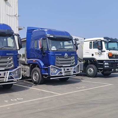 HOWO NX Traktor truk dengan roda penggerak 6×4 mesin diesel tugas berat dan kabin tidur atap tinggi untuk pertambangan dan barang jarak jauh