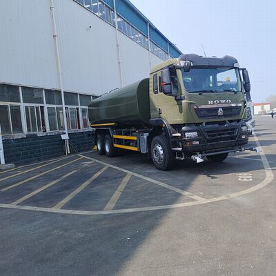 Truk Tangki Air HOWO TX 6×4 dengan Muatan 20T dan Standar Emisi Euro 2 untuk Pengendalian Debu Jalan