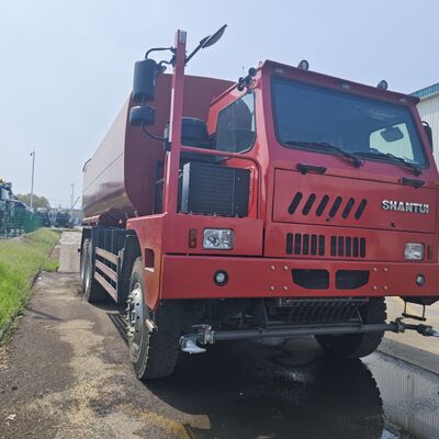 Heavy Duty Shantui 6×4 Mining Water Sprinkler Truck dengan muatan 20 ton dan tangki baja karbon