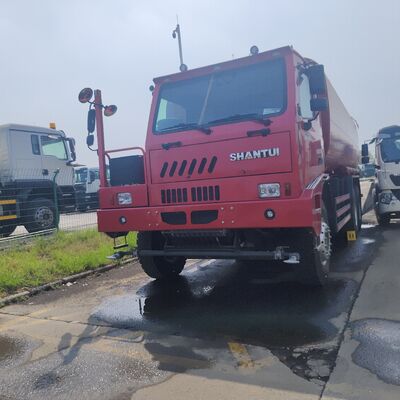 Heavy Duty Shantui 6×4 Mining Water Sprinkler Truck dengan muatan 20 ton dan tangki baja karbon