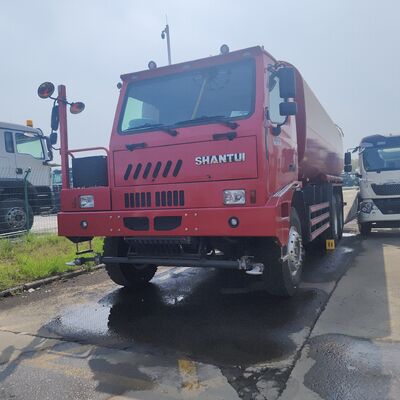 Heavy Duty Shantui 6×4 Mining Water Sprinkler Truck dengan muatan 20 ton dan tangki baja karbon