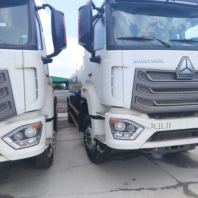 HOWO NX 6×4 CNG Fuel Tank Truck dengan mesin 400HP dan muatan 20T untuk transportasi diesel dan bensin