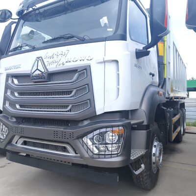 HOWO NX 6×4 Mining Dump Truck dengan mesin 400HP dan tubuh dump berbentuk U untuk transportasi tugas berat