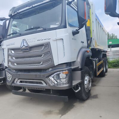 HOWO NX 6×4 Mining Dump Truck dengan mesin 400HP dan tubuh dump berbentuk U untuk transportasi tugas berat