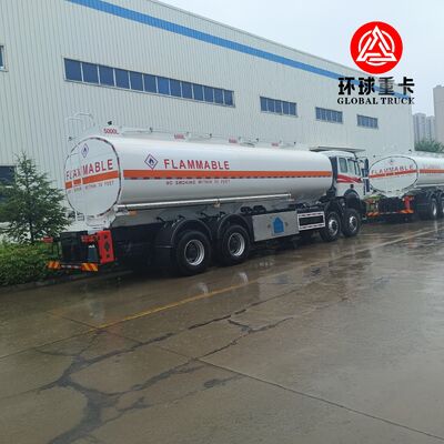 Truk Tangki Bahan Bakar Tugas Berat Beiben 8x8 35000L untuk Operasi Pertambangan Kongo