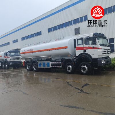 Beiben 8×8 35,000L Heavy Duty Off-Road Fuel Bowser Truck untuk Pertambangan Kongo