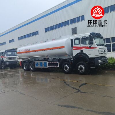 Beiben 8×8 35,000L Heavy Duty Off-Road Fuel Bowser Truck untuk Pertambangan Kongo