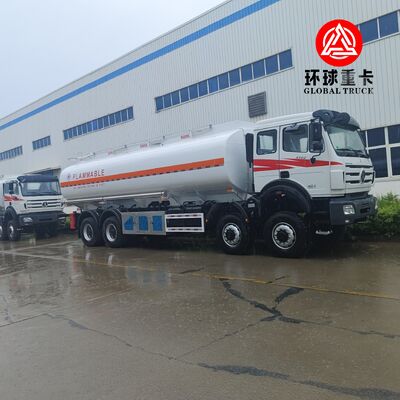 Beiben 8×8 35,000L Heavy Duty Off-Road Fuel Bowser Truck untuk Pertambangan Kongo