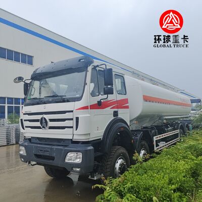 Truk Tangki Bahan Bakar Off-Road Tugas Berat Beiben 8x8 35.000L untuk Pertambangan Kongo