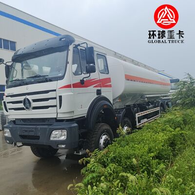 Truk Tangki Bahan Bakar Tugas Berat Beiben 8x8 35000L untuk Industri Pertambangan Kongo