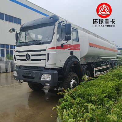 Truk Tangki Bahan Bakar Off-Road Tugas Berat Beiben 8x8 35.000L untuk Pertambangan Kongo