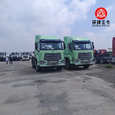 Truk Traktor Tugas Berat Prime Mover Sinotruk HOWO NX 430HP 6x4 Drive untuk Logistik Internasional