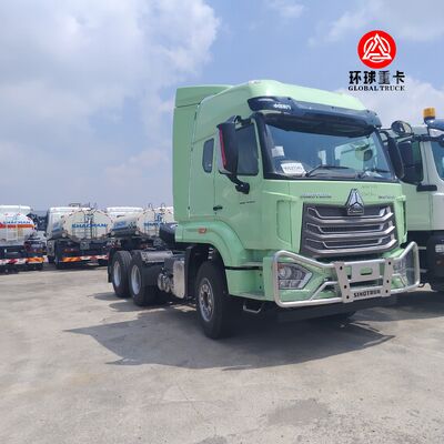Truk Traktor Tugas Berat Prime Mover Sinotruk HOWO NX 430HP 6x4 Baru untuk Transportasi Kontainer dan Kargo