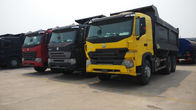 Hydraulic Lifting 6x4 Heavy Duty Dump Truck Dengan Tangki Bahan Bakar 400L Dan Kemudi ZF8118