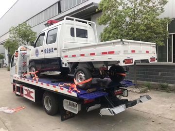 Truk Penghancur Jalan Tugas Menengah Hidrolik / Truk Derek Flatbed Kecil 4x2