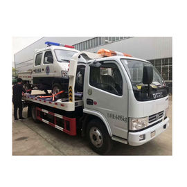 Truk Penghancur Jalan Tugas Menengah Hidrolik / Truk Derek Flatbed Kecil 4x2