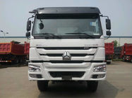 30 Ton Putih 371hp 6 × 4 Dump Truck Euro 2 WD615.69 Jenis Bahan Bakar Diesel