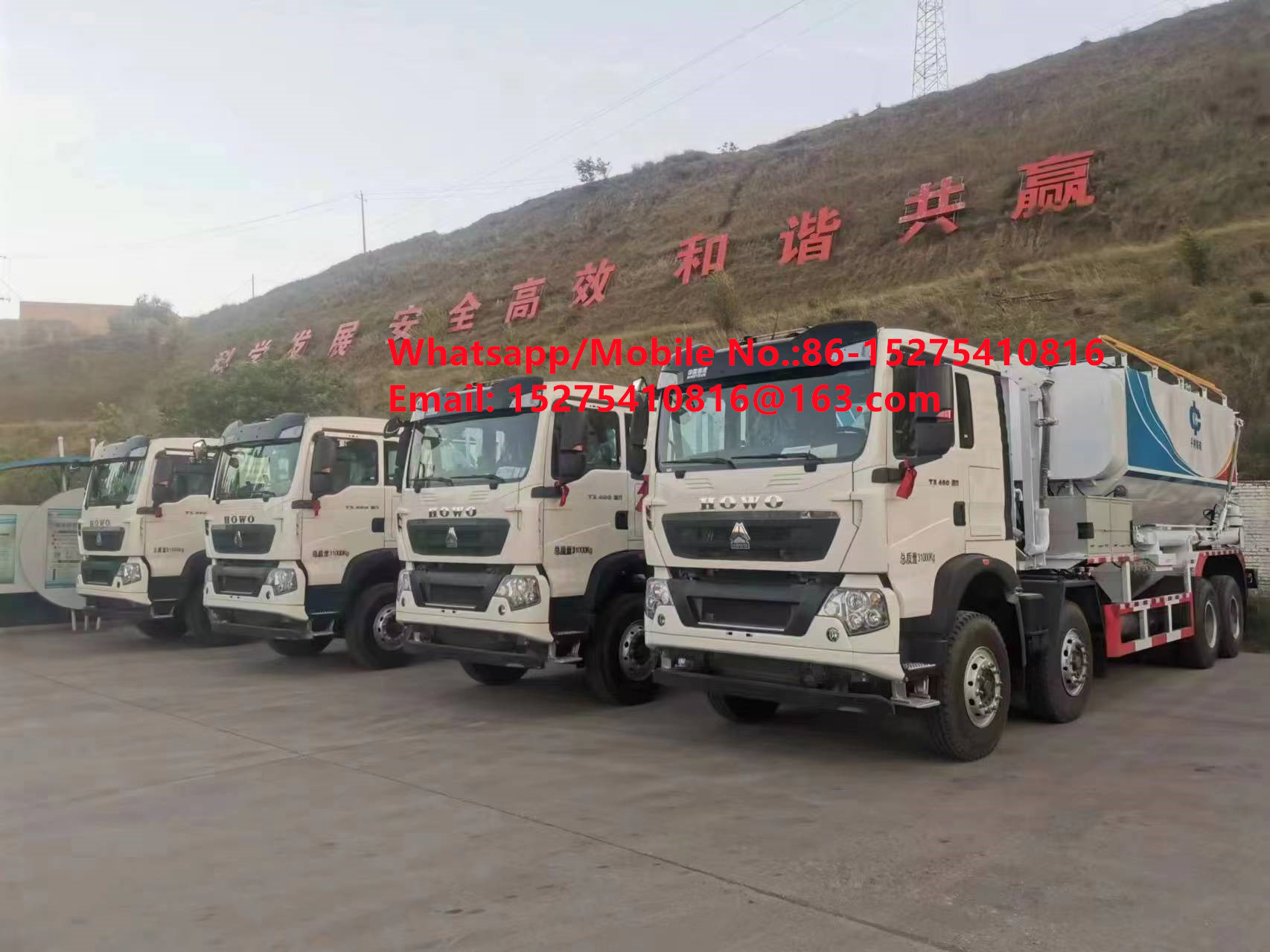 Keamanan yang sepenuhnya cerdas Keandalan Tread Bulk Trucks 15/20/25Ton Heavy Ammonium minyak peledak Emulsi ANFO Truck MMU MEMU Untuk Mongolia DR CONGO PERU Ghana Mining Blasting
