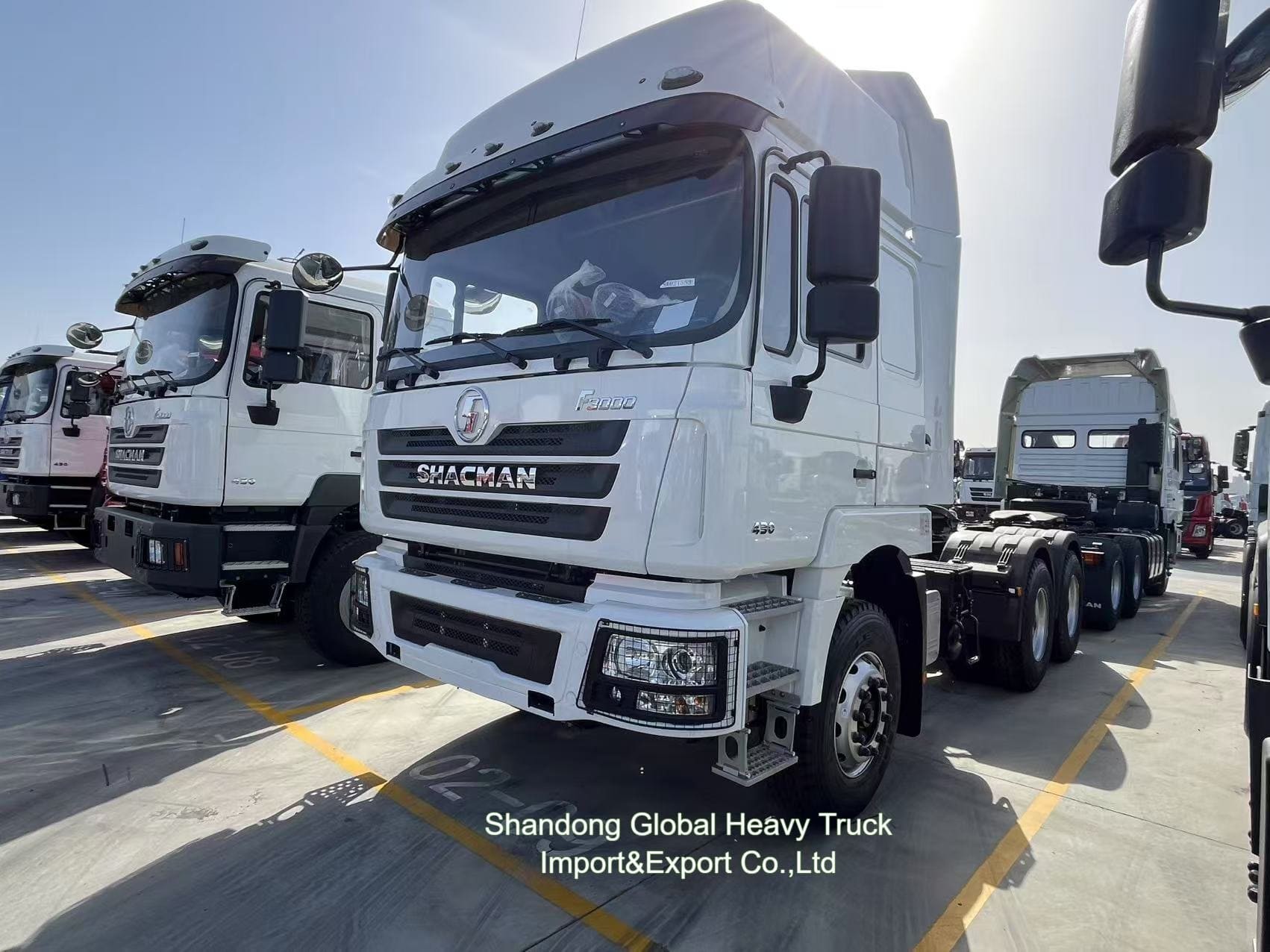 Shacman Dump Truck Kepala Traktor Shacman F3000 X3000 6X4 371HP bekas truk dump
