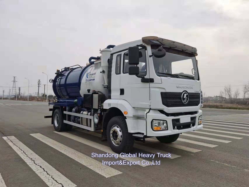 18cbm 20cbm Truk limbah vakum 4*2 Truk limbah hisap 6*4 Truk kapasitas besar