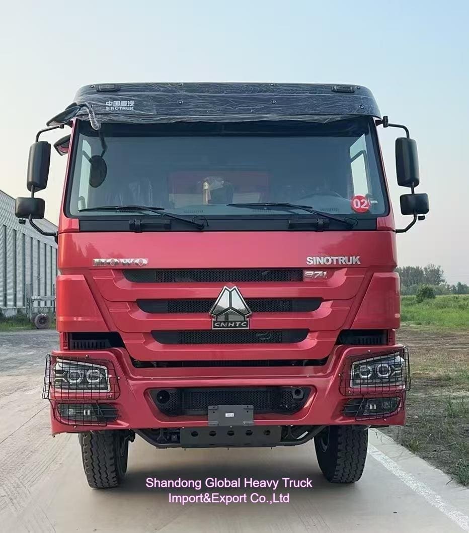 Transmisi manual Sinotruk HOWO 380 HP 6X4 Tipper / Dumper / Dump Truck