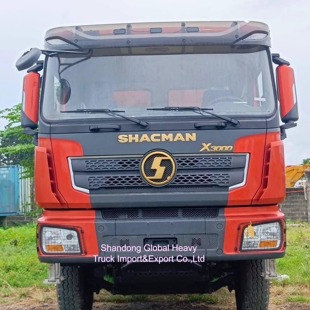 Digunakan Shacman Delong X3000 F3000 6*4 10 Roda 371 375 Kekuatan kuda Heavy Duty Tipper Dump Trucks