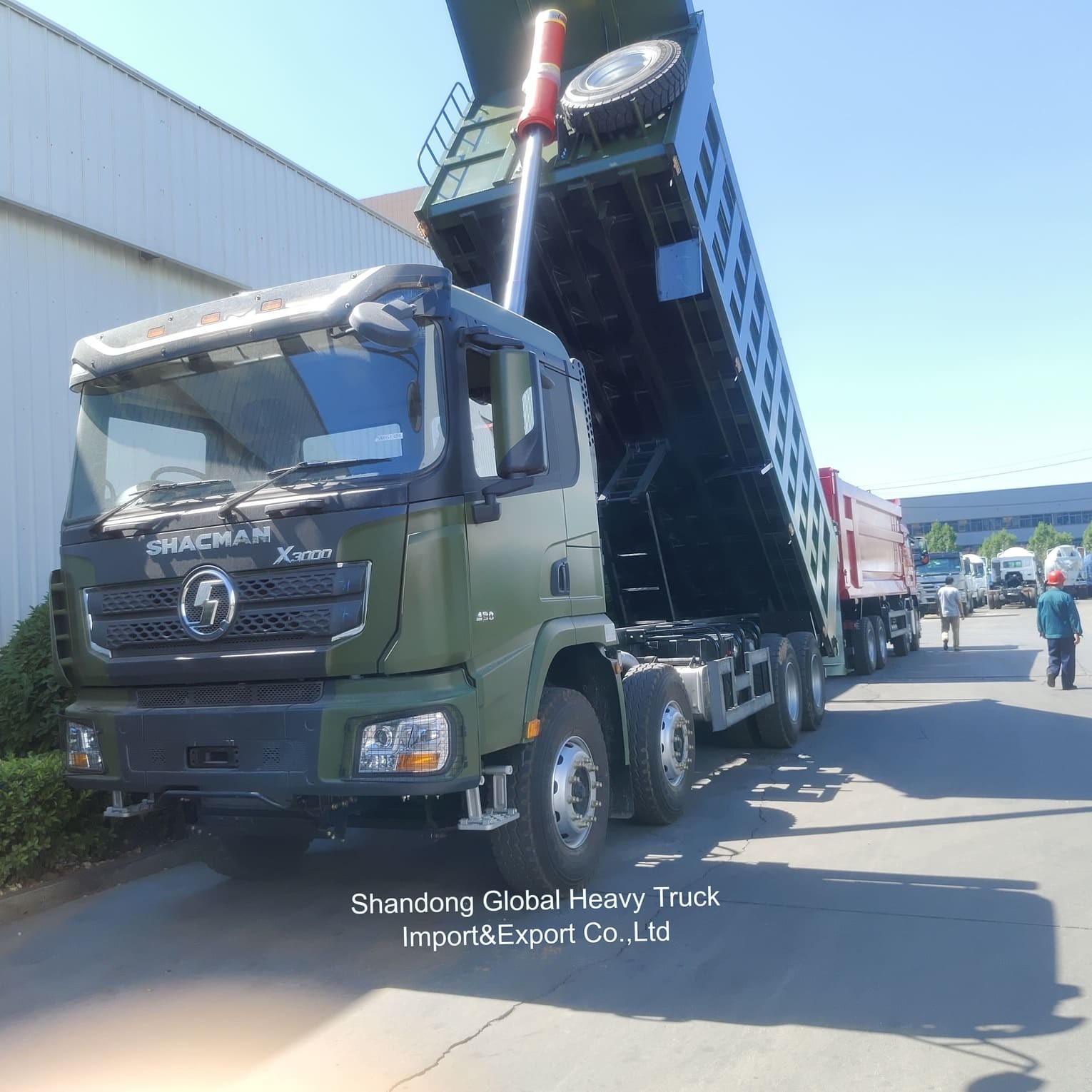 Truk Tambang Shacman Berkinerja Tinggi 8*4 f3000 371/380/400/430HP Euro 2