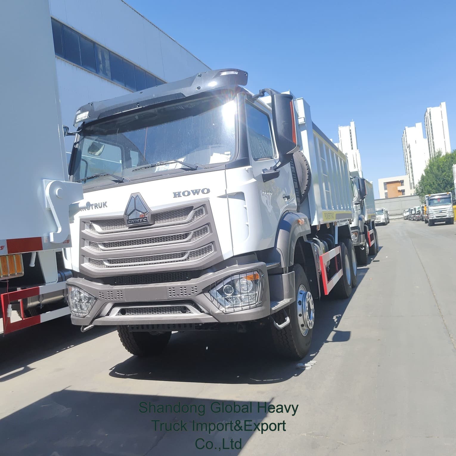 Sinotruk HOWO Nx 371HP 400HP 8X4 6X4 10/12 Roda Truk Dump Berat 30-50 ton