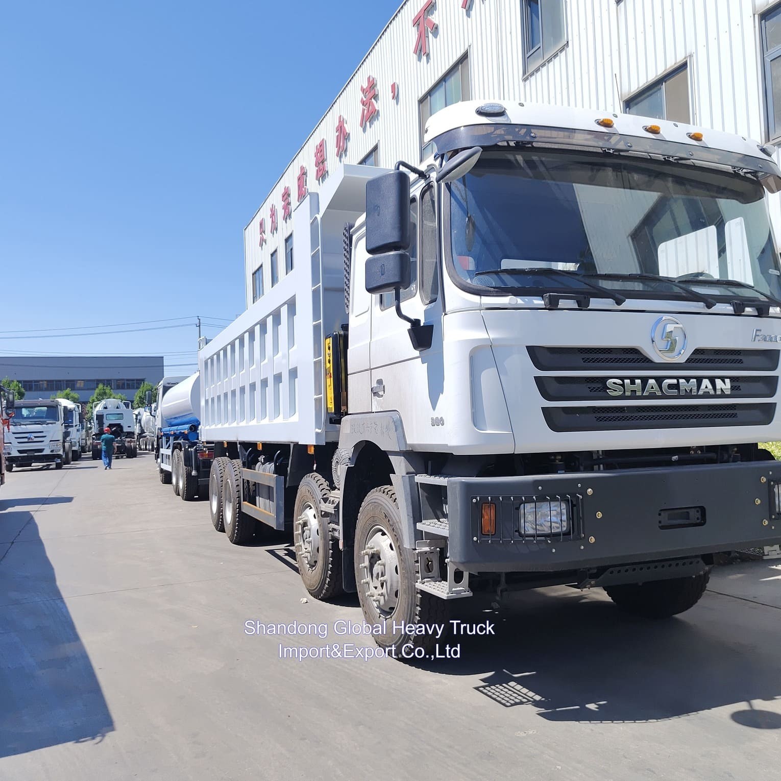 Kualitas tinggi Shacman H3000 F3000 truk dump 8X4 dumper 12 roda truk tipper truk dumper truk