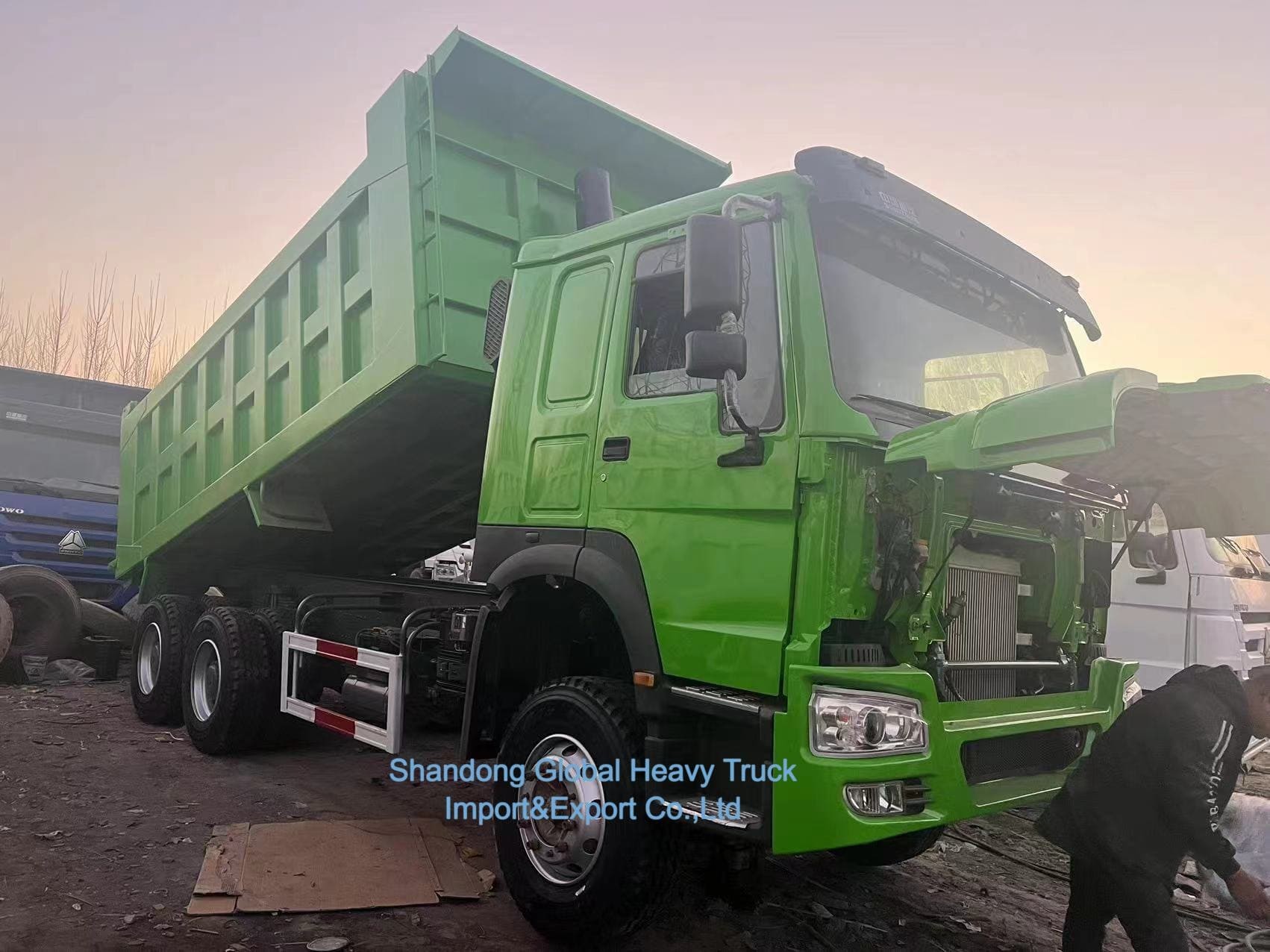 Harga Murah Sinotruk HOWO Nx Tx Bekas Baru Produsen Pertambangan Kargo Truk Tipper Dump