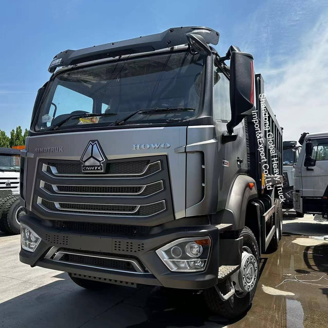 Digunakan Tugas Berat Sinotruk HOWO Nx 6*4 Truk dump 340HP Wd615 Mesin 40t Kapasitas muatan