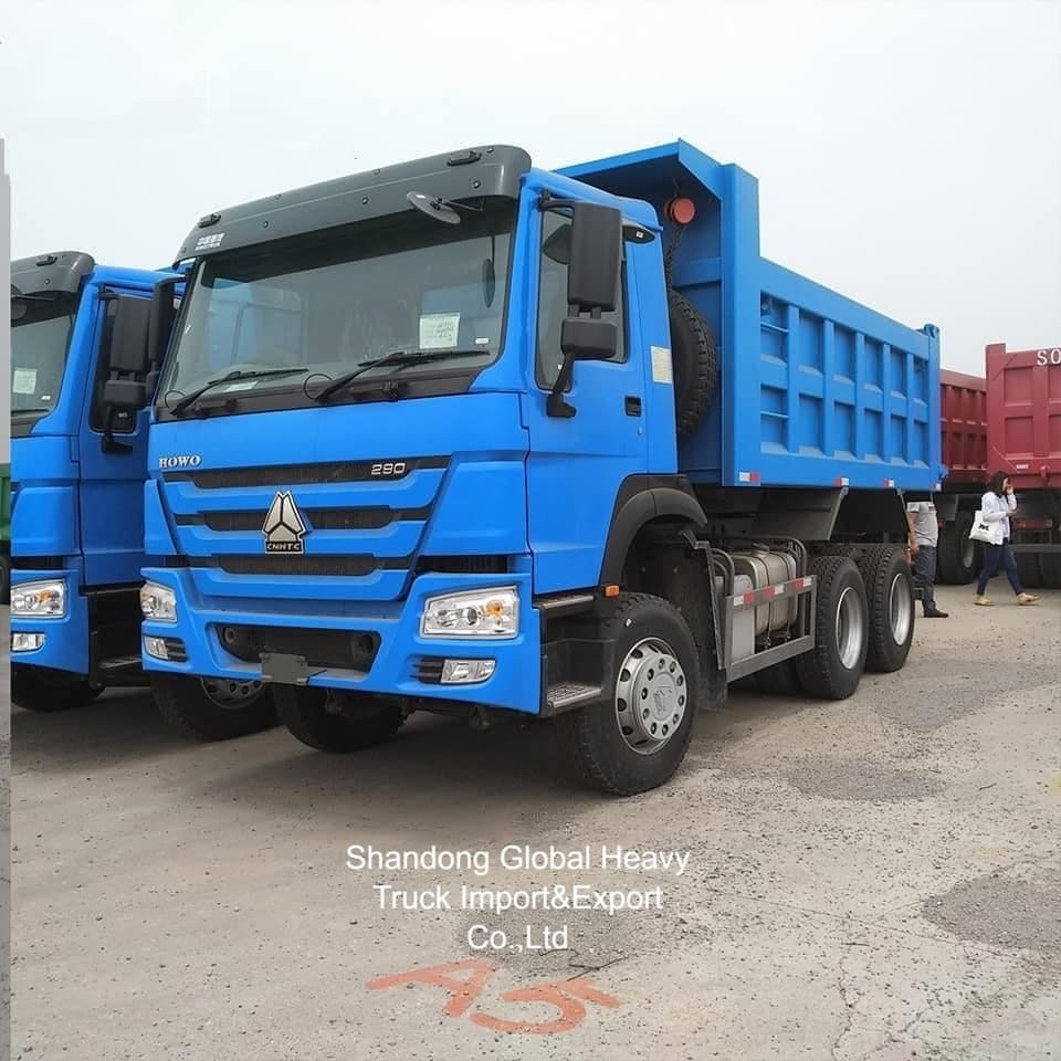 Truk Sampah HOWO Bekas Global, Biru Baru, Kapasitas Besar 35 Ton