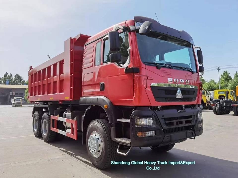 Sinotruck Berkinerja Tinggi HOWO Tx Dump Truck 6*4 Truck Pengaduk Beton