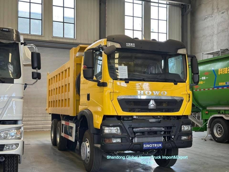 Harga Sinotruk Ethiopia Sino Bekas dan Baru HOWO Tx 8X4 16 25 Meter Kubik Truk Tipper 12 Roda