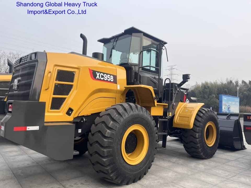 XC958 5.5t Wheel Loader dengan 3,0 m3 Bucket Kapasitas