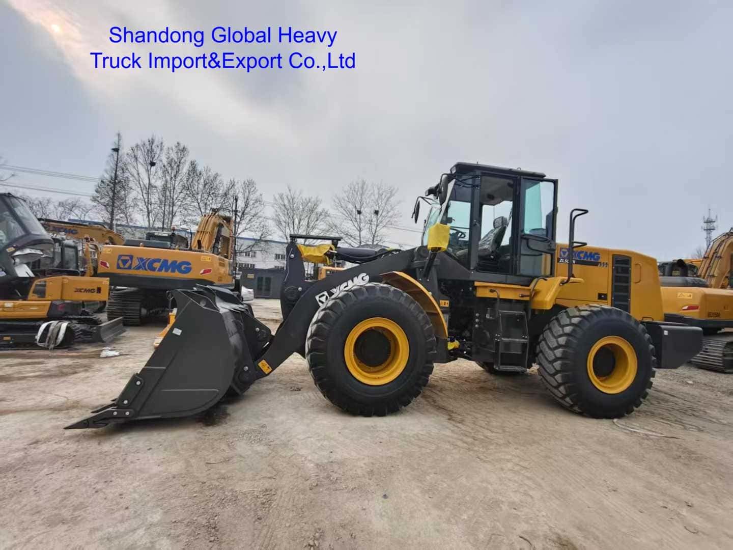 XCMG ZL50GN Wheel Loader 5 ton dengan Mesin 220HP