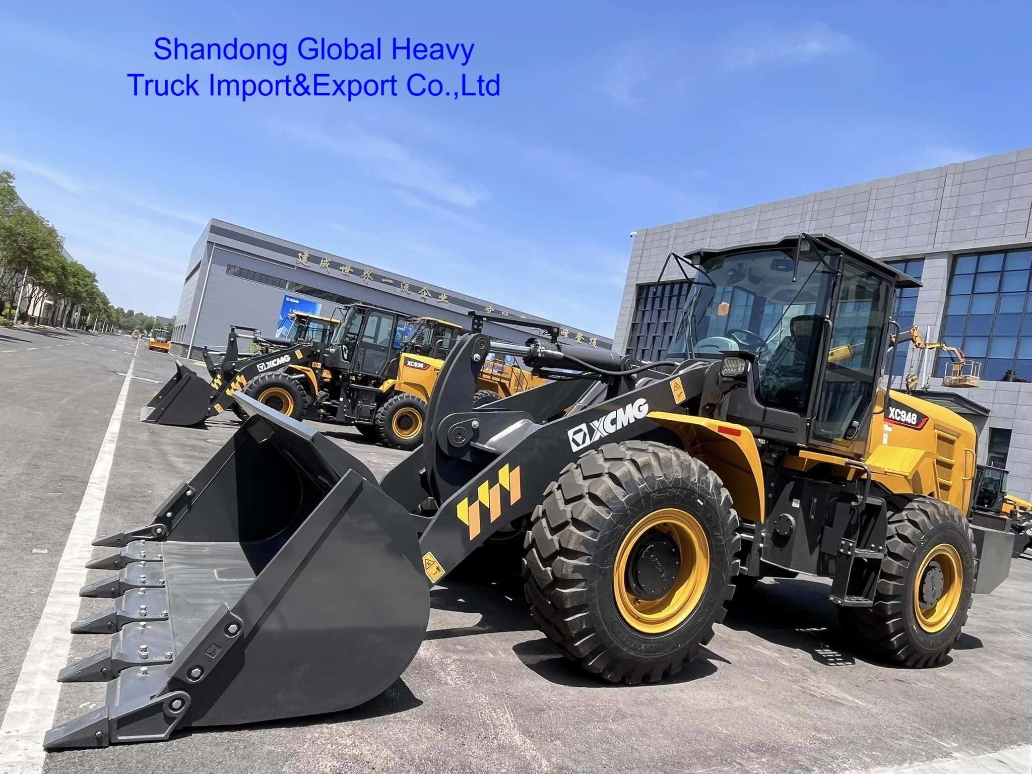XC948 4ton Hydraulic Wheel Loader dengan Rock Bucket